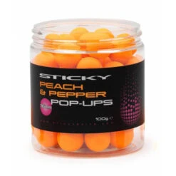 Sticky Baits Peach & Pepper Pop-Ups